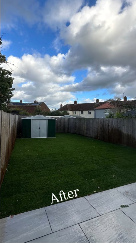 Garden Transformation — after